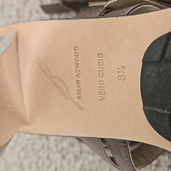 NWOT Size 8.5 Brian Atwood 5.5" Platform Sandals - Picture 7 of 9